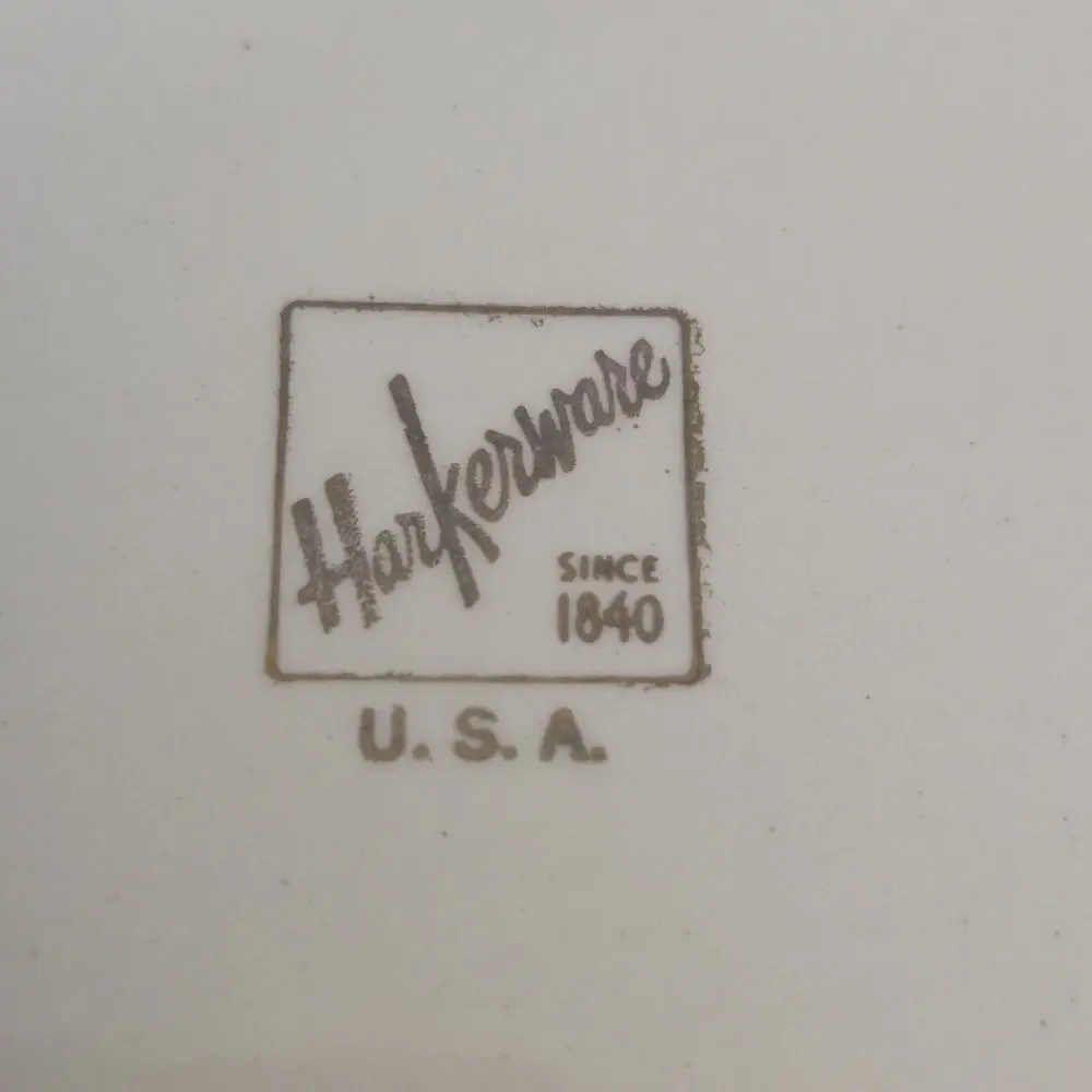 Vintage Harkerware Currier And Ives 10.25” Plate (The Old Homestead in Winter)